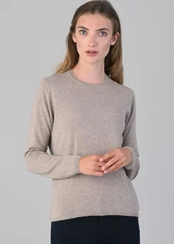 Millie Cashmere Crew Neck - Moondust