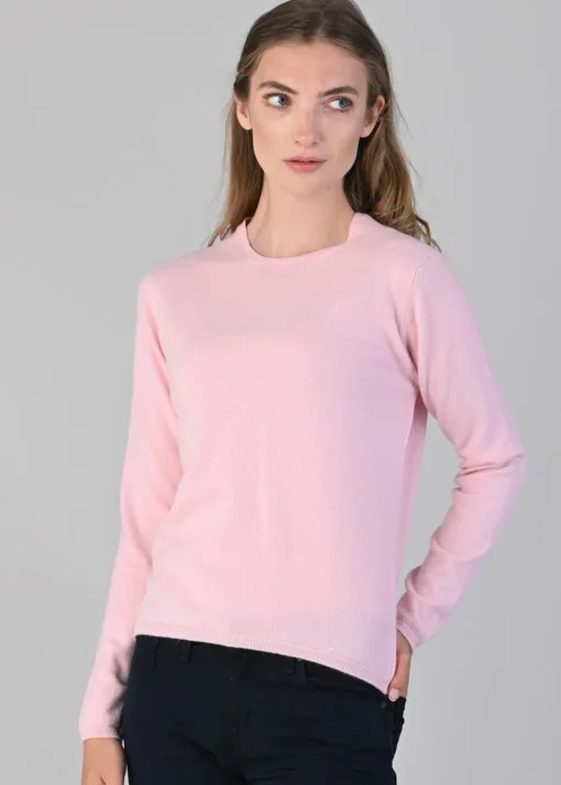 Millie Cashmere Crew Neck - Marshmallow