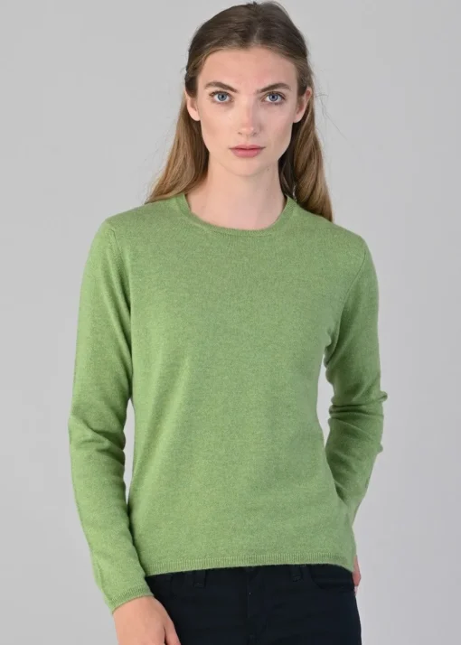 Millie Cashmere Crew Neck - Foliage