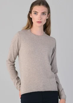 Millie Cashmere Crew Neck - Moondust