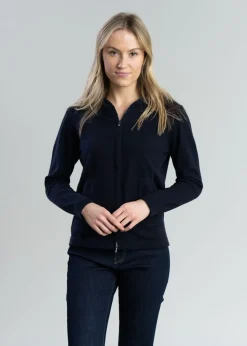 Millie Cashmere Hoodie - Navy