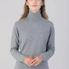 Millie Cashmere Roll Collar - Flannel