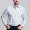 Milton Tailored Shirt - Vintage Navy and Imperial Blue
