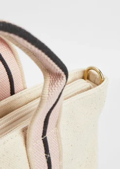 Mini Madison Beach Tote Bag - Ecru