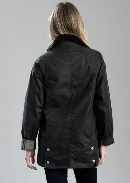 Modern Beadnell Wax Jacket - Sage