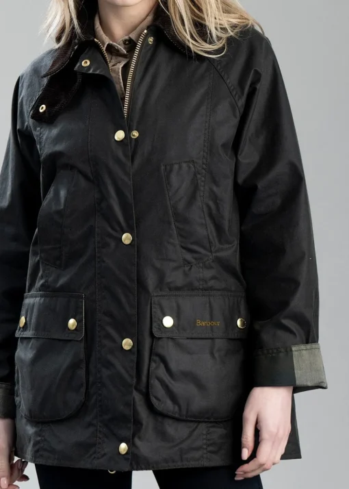 Modern Beadnell Wax Jacket - Sage
