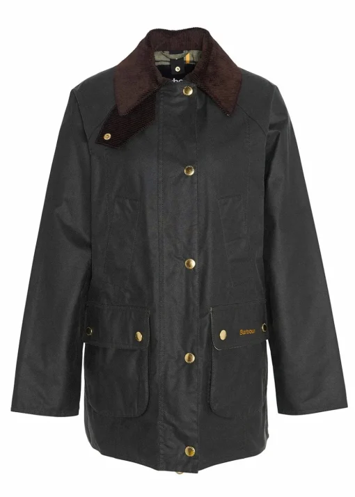 Modern Beadnell Wax Jacket - Sage