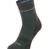 Morston Solo QuickDry Ankle Socks - Olive, Grey Marl and Cream