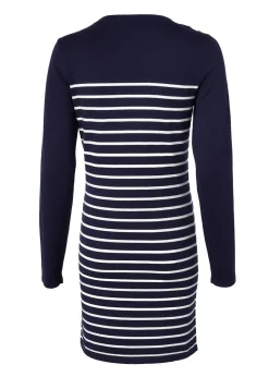 Natalia Mini Dress - Ink Navy Stripe