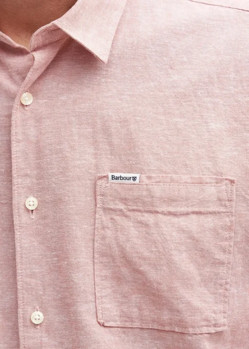 Nelson Short Sleeved Summer Shirt - Pink Clay