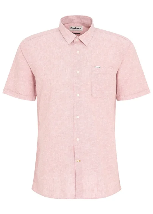Nelson Short Sleeved Summer Shirt - Pink Clay