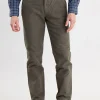 Neuston Moleskin Trousers - Dark Olive
