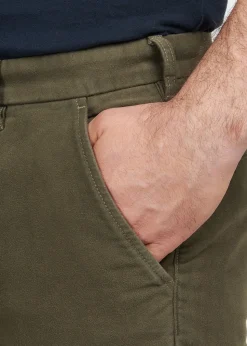 Neuston Moleskin Trousers - Dark Olive