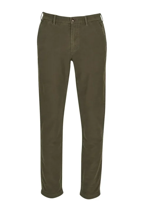 Neuston Moleskin Trousers - Dark Olive