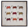 Nine Horse Silk Scarf