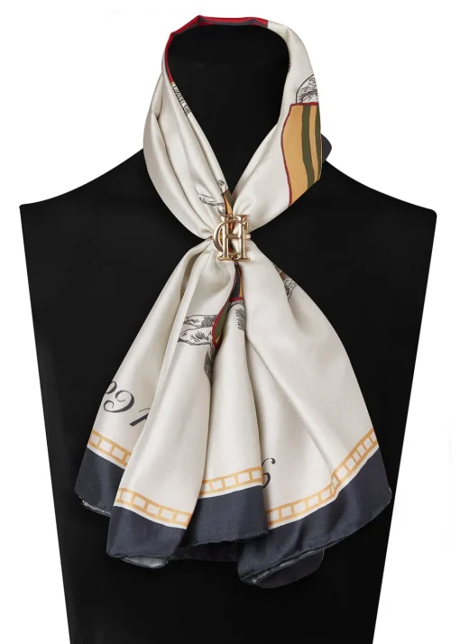 Nine Horse Silk Scarf