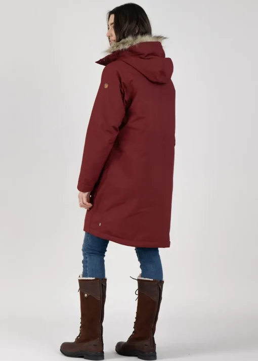 Nuuk Lite Parka - Bordeaux Red
