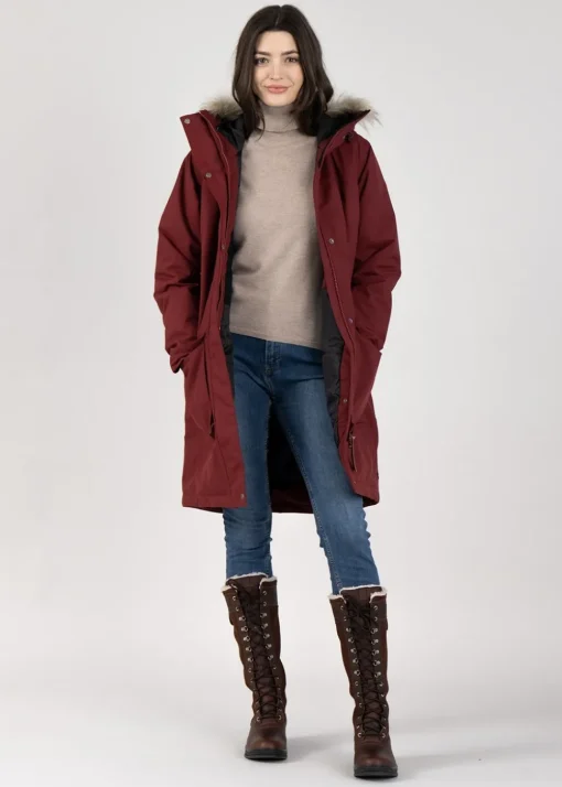 Nuuk Lite Parka - Bordeaux Red