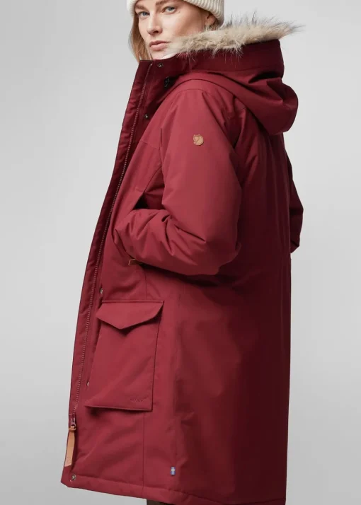 Nuuk Lite Parka - Bordeaux Red