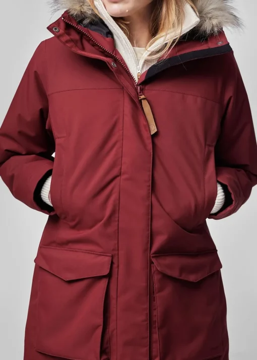 Nuuk Lite Parka - Bordeaux Red
