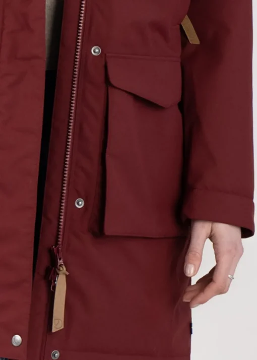 Nuuk Lite Parka - Bordeaux Red