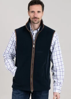 Oakham Fleece Gilet - Petrol Blue
