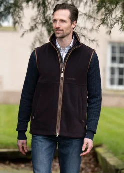 Oakham Fleece Gilet - Port