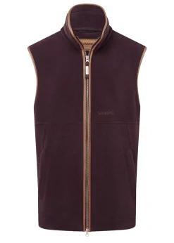 Oakham Fleece Gilet - Port