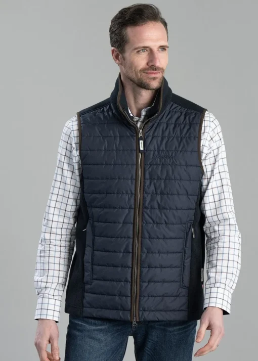 Oakham Hybrid Gilet - Petrol Blue