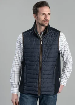 Oakham Hybrid Gilet - Petrol Blue