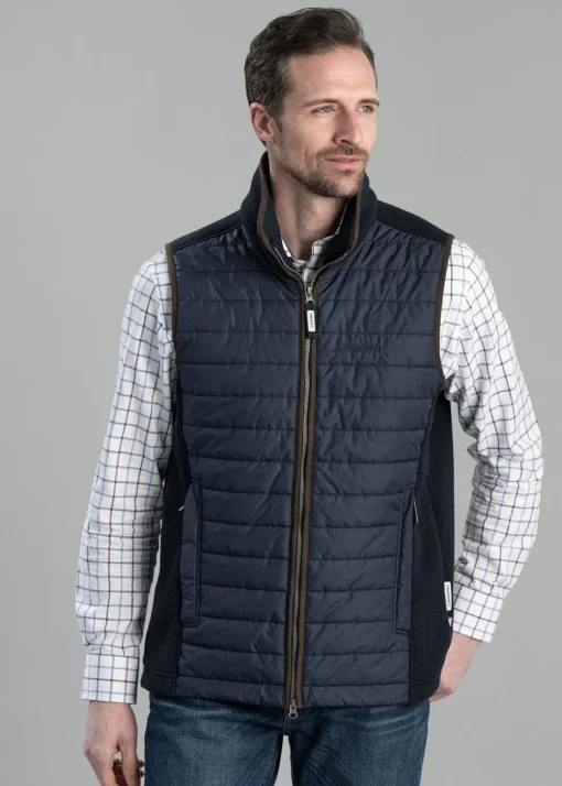 Oakham Hybrid Gilet - Petrol Blue