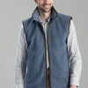 Oakham Retro Fleece Gilet - Vintage Navy