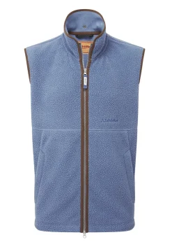 Oakham Retro Fleece Gilet - Vintage Navy
