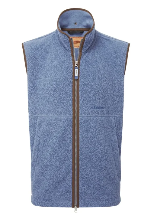 Oakham Retro Fleece Gilet - Vintage Navy