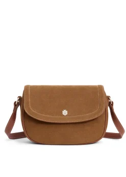 Ohio Handbag - Tan Suede