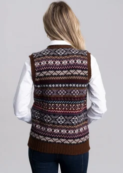 Ollaberry Slipover - Coffee Fairisle