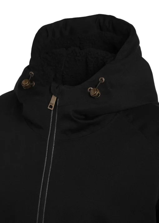 One-Size Waterproof Coat - Black