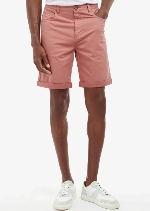 Overdyed Twill Shorts - Pink Salt