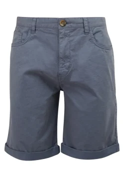 Overdyed Twill Shorts - Washed Blue