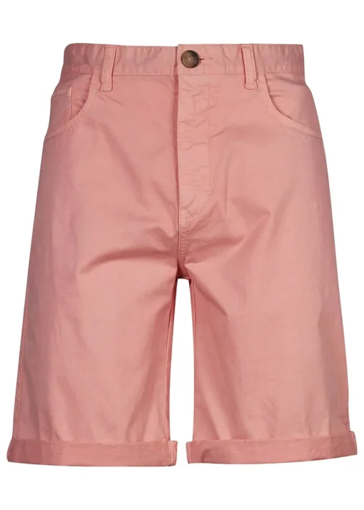 Overdyed Twill Shorts - Pink Salt