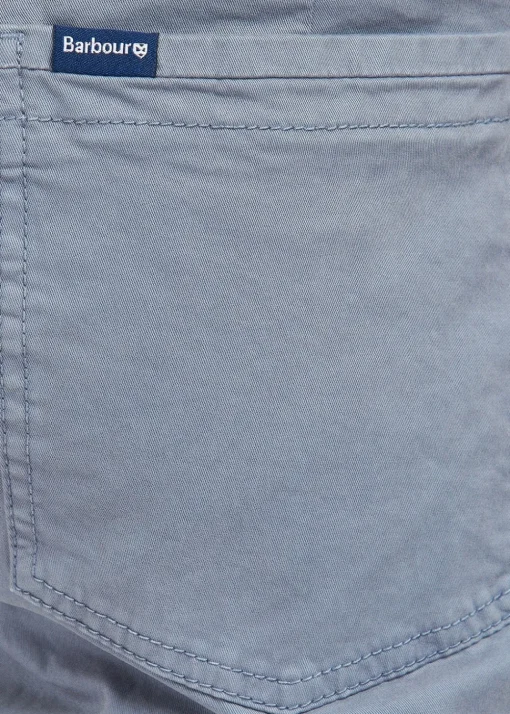 Overdyed Twill Shorts - Washed Blue
