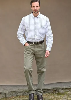 Overseer Luxury Moleskin Jeans - Lovat