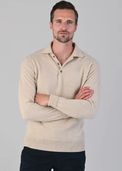 Oxton 1 Ply Cashmere Sport Shirt - Linen