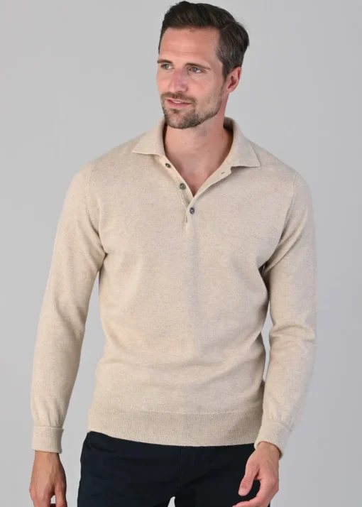Oxton 1 Ply Cashmere Sport Shirt - Linen