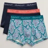 Paisley Print Trunks 3-Pack - Ocean Turquoise