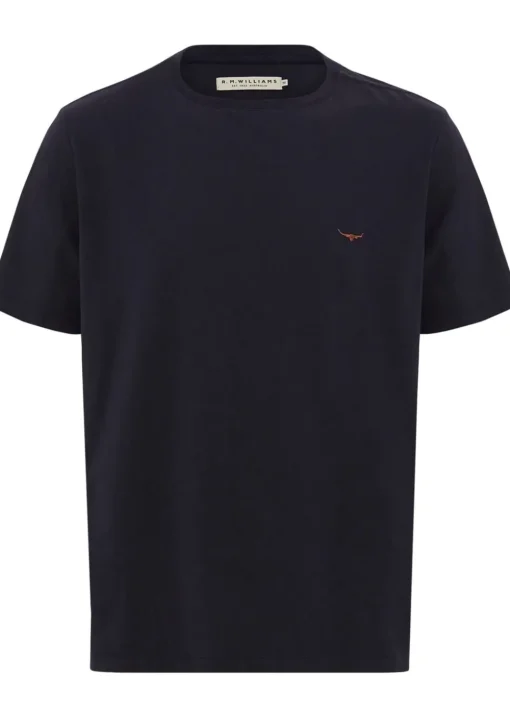 Parson T-Shirt - Navy and Chestnut