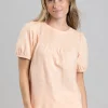 Pearl Top - Light Peach
