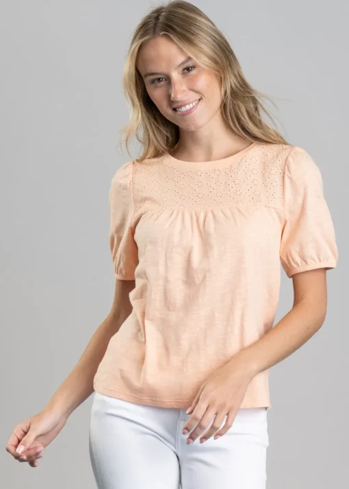 Pearl Top - Light Peach