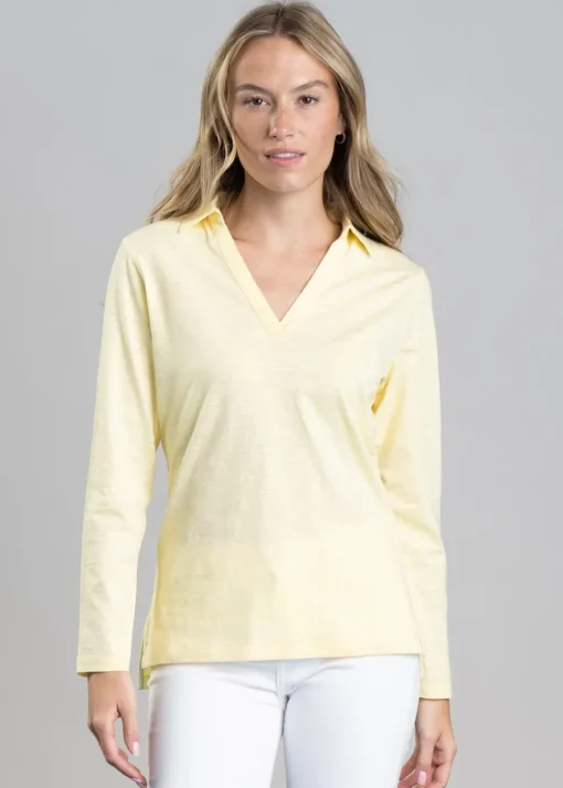 Pentle Bay Top - Pale Lemon