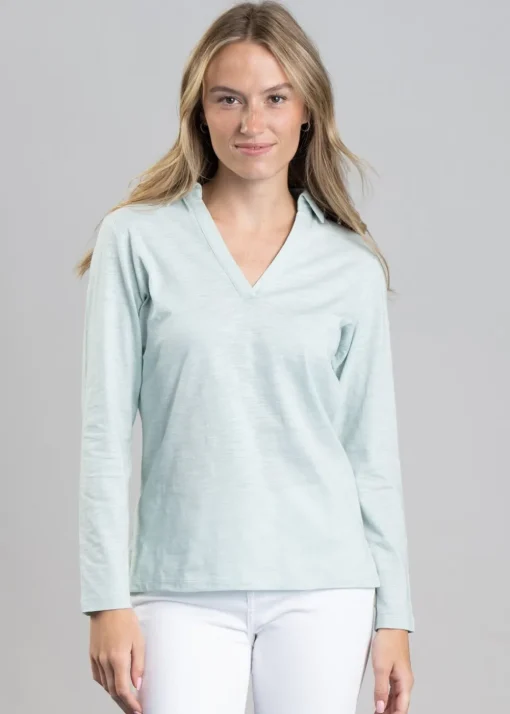 Pentle Bay Top - Pale Mint